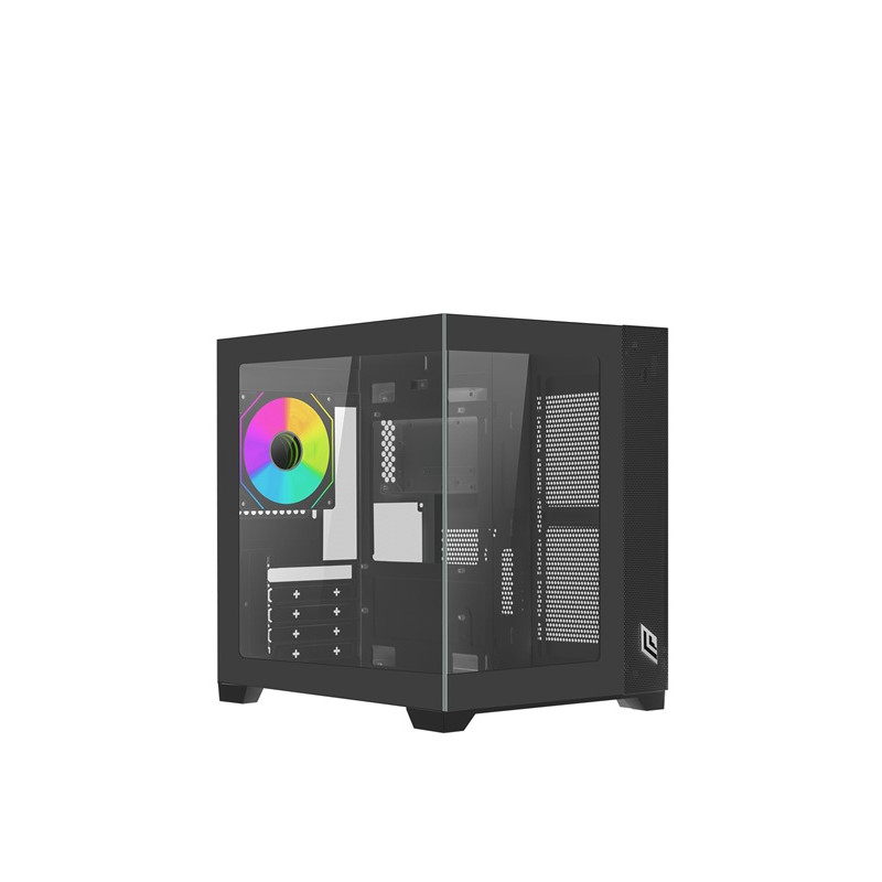 CASE MICRO ATX NOUA VISION ZK100 MINI NERO 3*USB3.0/2.0 1*FAN ARGB ...